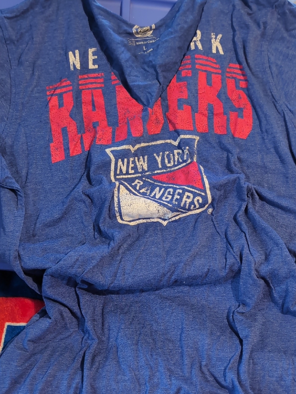 Women's Blue Graphic Tee